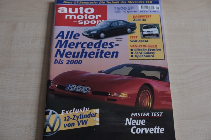 Deckblatt Auto Motor und Sport (09/1997)